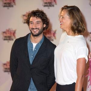 Laure Manaudou et Jérémy Frérot - Arrivées à la 17ème cérémonie des NRJ Music Awards 2015 au Palais des Festivals à Cannes, le 7 novembre 2015.