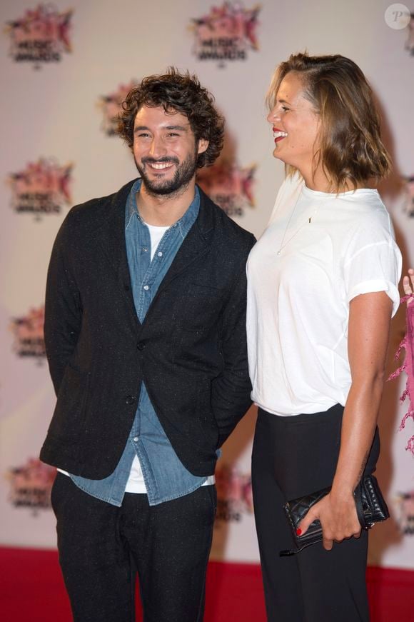 Laure Manaudou et Jérémy Frérot - Arrivées à la 17ème cérémonie des NRJ Music Awards 2015 au Palais des Festivals à Cannes, le 7 novembre 2015.