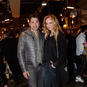 Une prise de parole motivée par la protection de son enfant comme elle a tenu à le souligner. 

Exclusif - Adriana Karembeu avec son mari Aram Ohanian - Inauguration du restaurant Rural by M. Veyrat au Palais des Congrès à Paris, France, le 25 avril 2017.  © Rachid Bellak/Bestimage