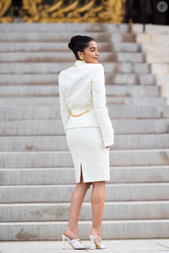 "C'est comme ça que tu vas te marier. Tu vas te remarier et mettre ça !"

Leïla Bekhti - Arrivées des célébrités au défilé Schiaparelli "Collection Haute Couture Printemps/Eté 2026" lors de la Fashion Week de Paris (PFW), au Petit Palais à Paris, France, le 26 janvier 2026. © Thibault Duboucher/Bestimage
