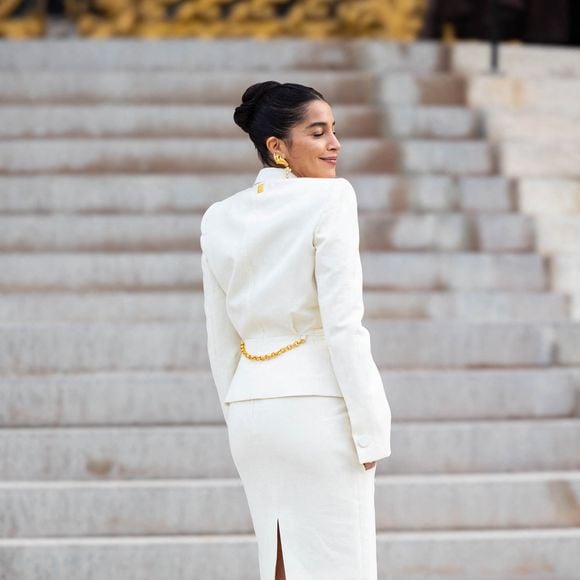 "C'est comme ça que tu vas te marier. Tu vas te remarier et mettre ça !"

Leïla Bekhti - Arrivées des célébrités au défilé Schiaparelli "Collection Haute Couture Printemps/Eté 2026" lors de la Fashion Week de Paris (PFW), au Petit Palais à Paris, France, le 26 janvier 2026. © Thibault Duboucher/Bestimage