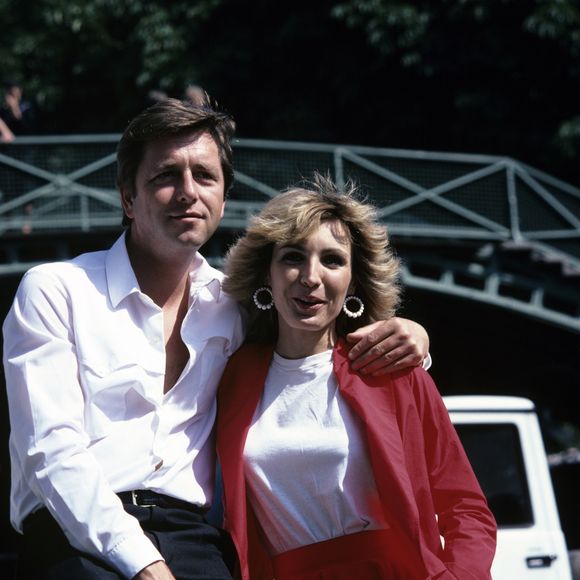 Evelyne Dheliat et Bernard Golay en octobre 1982. ©Bestimage