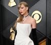 Les spéculations autour du mariage de la superstar Taylor Swift ont atteint leur paroxysme ces derniers jours. 

Taylor Swift à la 66ème édition des Grammy Awards à la Crypto.com Arena à Los Angeles.  Photo par Agence / Bestimage