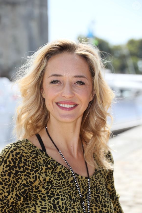 Hélène De Fougerolles pour la série télévisée "Balthazar" au photocall du troisième jour du festival international du film de La Rochelle, France, le 14 septembre 2018. Photo par Patrick Bernard/Bestimage