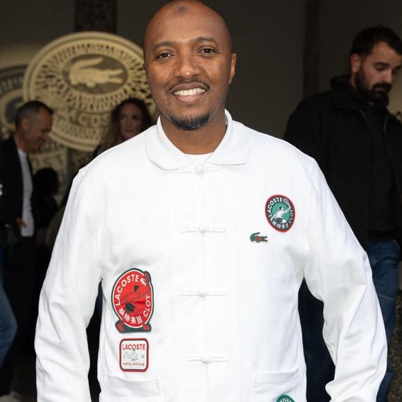 Soprano au défilé Lacoste prêt à porter printemps / été 2025 lors de la fashion week à Paris le 1er octobre 2024. © Jeremy Melloul / Bestimage