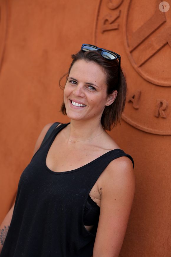 Laure Manaudou - People dans le village lors de la finale du tournoi de tennis de Roland-Garros à Paris, le 7 juin 2015.
DOMINIQUE JACOVIDES / BESTIMAGE
