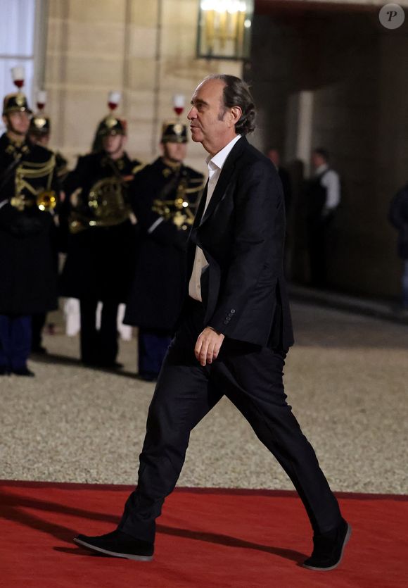 Xavier Niel - Dîner d'Etat en l'honneur de Bola Tinubu, Président de la République fédérale du Nigéria et de sa femme Oluremi Tinubu  au Palais de l'Elysée à Paris le 28 Novembre 2024. © Dominique Jacovides/Bestimage