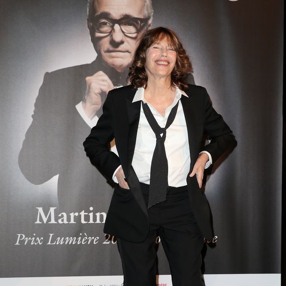 Jane Birkin - Photocall de la cérémonie de remise du prix Lumière à Martin Scorsese lors du festival Lumière 2015 (Grand Lyon Film Festival) à Lyon. Le 16 octobre 2015. DOMINIQUE JACOVIDES / BESTIMAGE