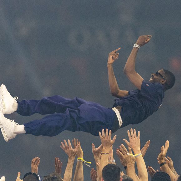 Ousmane Dembélé - Les joueurs du PSG célèbrent leur titre de Champion d'Europe au Parc Des Princes à Paris, le 1er juin 2025.
© Cyril Moreau/Bestimage