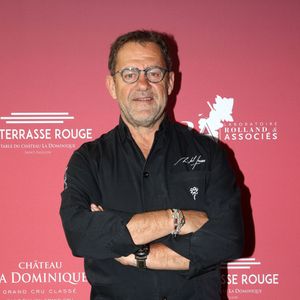 Exclusif - La Terrasse Rouge - Michel Sarran, chef étoilé du restaurant "Michel Sarran" à Toulouse - "Primeurs Etoilés" au restaurant La Terrasse Rouge au Château La Dominique à Saint Emilion, Gironde, France, le 24 avril 2024. © Jean-Marc Lhomer/Bestimage
