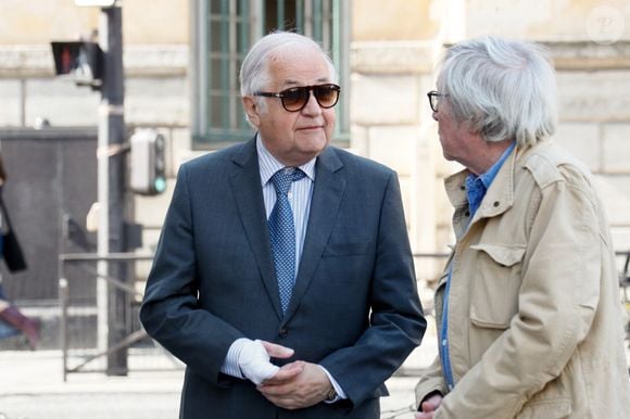 Jacques Mailhot, Jean-Jacques Peroni - Arrivées aux obsèques de Jean Tiberi, maire de Paris de 1995 à 2001 en l'église Saint-Etienne-du-Mont à Paris le 3 juin 2025. © Christophe Clovis / Bestimage