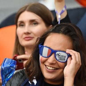 Valérie Bégue lors du match de la Coupe du monde de la FIFA 2018 en Russie opposant la France au Pérou au stade d'Ekaterinbourg, à Ekaterinbourg, en Russie, le 21 juin 2018. Photo de Christian Liewig/ABACAPRESS.COM