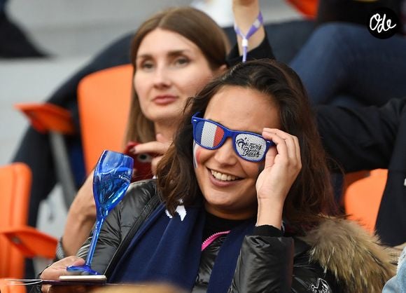 Valérie Bégue lors du match de la Coupe du monde de la FIFA 2018 en Russie opposant la France au Pérou au stade d'Ekaterinbourg, à Ekaterinbourg, en Russie, le 21 juin 2018. Photo de Christian Liewig/ABACAPRESS.COM