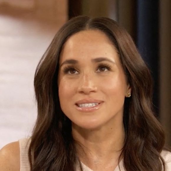 Meghan Markle, duchesse de Sussex dans le Drew Barrymore Show.  © JLPPA / Bestimage