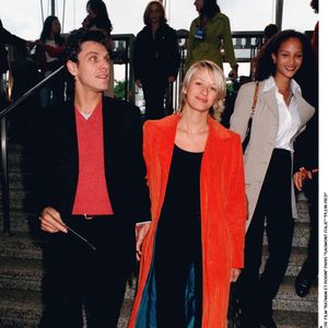 Marc Lavoine et son ex-femme Sarah lors de la première du film "Batman et Robin" à Paris.
©RINDOFF-BOWEN / BESTIMAGE