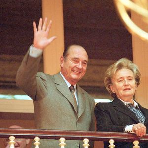 Jacques et Bernadette Chirac au QG de campagne en 1995 © agence Bestimage