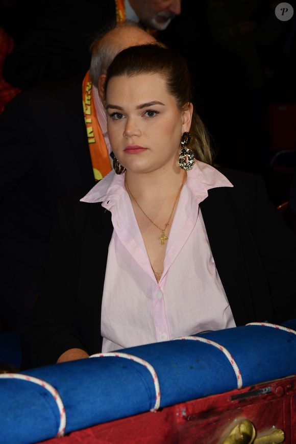 Camille Gottlieb durant la 3ème soirée du 43ème Festival International du Cirque de Monte Carlo sous le chapiteau de Fontvieille à Monaco le 19 janvier 2019. Le Festival se déroule jusqu'au 27 janvier. © Bruno Bebert / pool / Bestimage