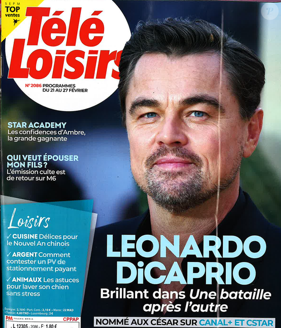 Couverture du magazine "Télé-Loisirs", programmes du 21 au 27 février 2026.