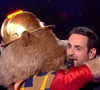 Finalement, c'est un humoriste qui se cachait sous ce costume 


Le Castor dans Mask Singer, capture d'écran TF1