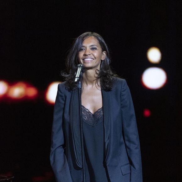 Karine Le Marchand - La Nuit de la Déprime revient aux Folies Bergère, le 3 février 2020. @Pierre Perusseau / Bestimage