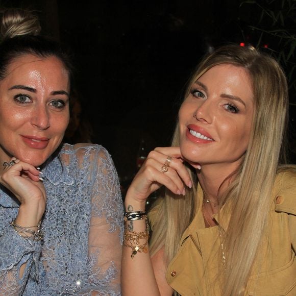 Exclusif - Magali Berdah, Jessica Thivenin - Dîner au restaurant cacher "Le Shkoun" à Paris le 24 juin 2022. © Philippe Baldini/Bestimage