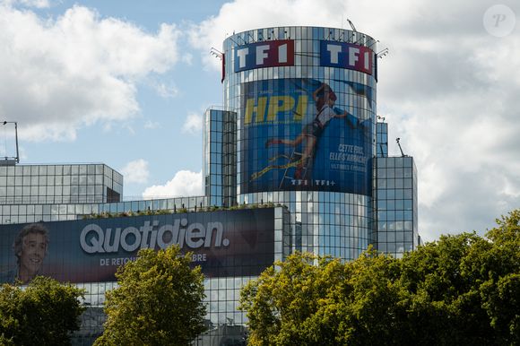 Illustration des locaux de la chaîne de télévision TF1, situés 1 Quai du Point du Jour, à Boulogne-Billancourt, le 1er septembre 2025.
Jonathan Jacob / Bestimage
