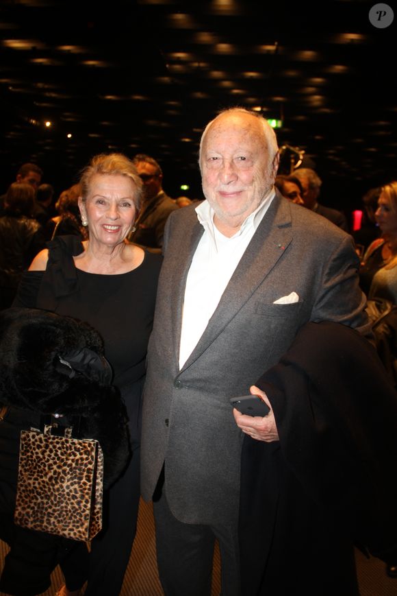 Frankie Jordan et sa femme - Soirée d'hommage à G. Yared dans le cadre de la 6ème édition du weekend des musiques à l'image à la Philharmonie de Paris, le 9 décembre 2017. © Baldini/Bestimage