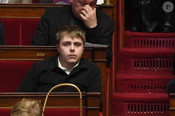 Louis Boyard - Séance de questions au gouvernement à l'assemblée nationale à Paris, France, le 21 novembre 2023. © Lionel Urman/Bestimage