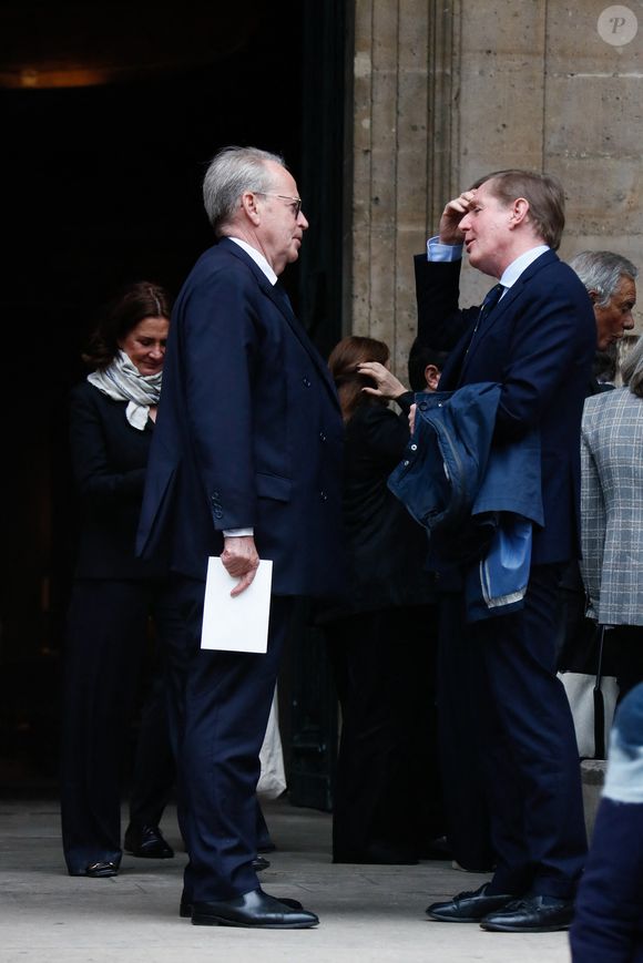 Exclusif - Renaud Donnedieu de Vabres à la sortie de la messe hommage à Doris Brynner dans l'église Saint-Philippe-du-Roule à Paris le 4 juin 2025.

© Christophe Clovis / Bestimage