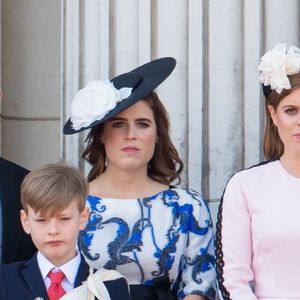 La princesse Beatrice d'York, la princesse Eugenie d'York- La famille royale au balcon du palais de Buckingham lors de la parade Trooping the Colour 2019, célébrant le 93ème anniversaire de la reine Elisabeth II, londres, le 8 juin 2019. Photo par Backgrid USA / Bestimage