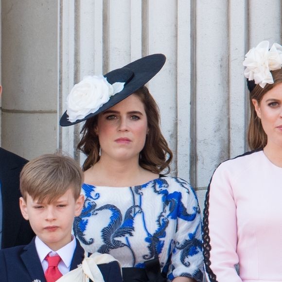 La princesse Beatrice d'York, la princesse Eugenie d'York- La famille royale au balcon du palais de Buckingham lors de la parade Trooping the Colour 2019, célébrant le 93ème anniversaire de la reine Elisabeth II, londres, le 8 juin 2019. Photo par Backgrid USA / Bestimage