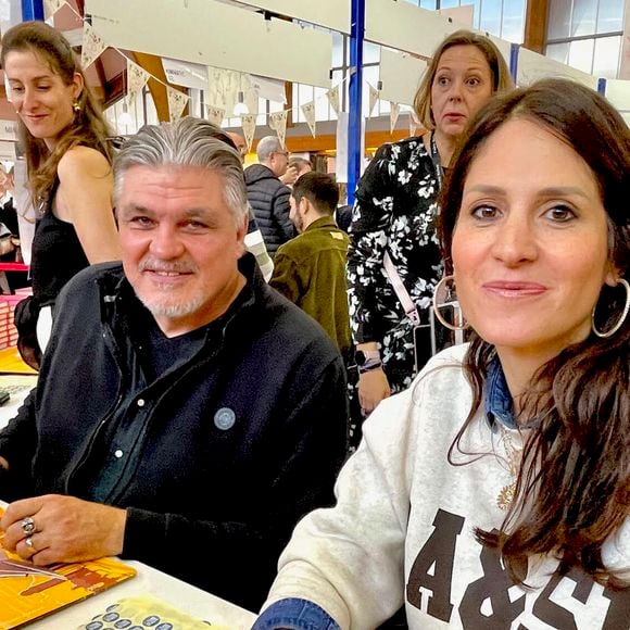 David Douillet et sa femme Vanessa - Les célébrités en dédicace à la 43ème Foire du Livre de Brive (7 - 9 novembre 2025), le 8 novembre 2025.
© Fabien Faure / Bestimage