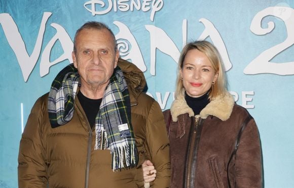 Jean-Charles de Castelbajac et sa femme Pauline de Drouas - Première du film Disney "Vaiana 2" au Grand Rex à Paris le 23 novembre 2024. © Coadic Guirec/Bestimage