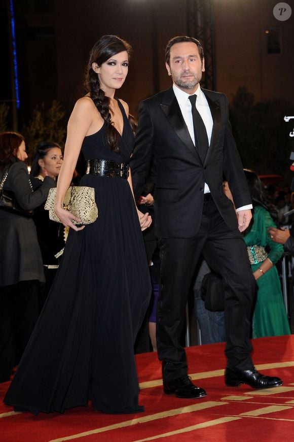 Mélanie Doutey et Gilles Lellouche assistent à la cérémonie d'ouverture du 10e Festival du film de Marrakech, à Marrakech, au Maroc, le 3 décembre 2010. Photo by Nicolas Briquet/ABACAPRESS.COM