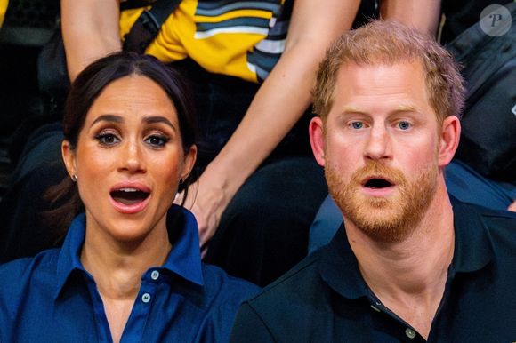 Le Prince Harry et Meghan Markle aux Invitus Games à Dusseldorf, en Allemagne, en 2023. Backgrid USA / Bestimage