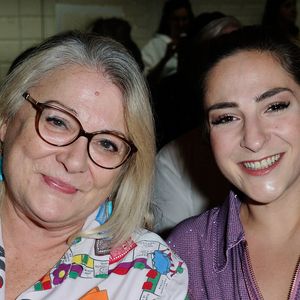 Josiane Balasko et sa fille Marilou Berry assistent au défilé Jean-Paul Gaultier Haute Couture Automne - Hiver 2016/2017 dans le cadre de la Fashion Week de Paris le 06 juillet 2016 à Paris, France. Photo par Aurore Marechal/ABACAPRESS.COM.