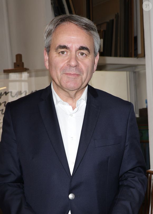 Xavier Bertrand - Fête du nouvel an juif Roch Hachana chez Marek Halter à Paris le 13 octobre 2024. © Coadic Guirec/Bestimage