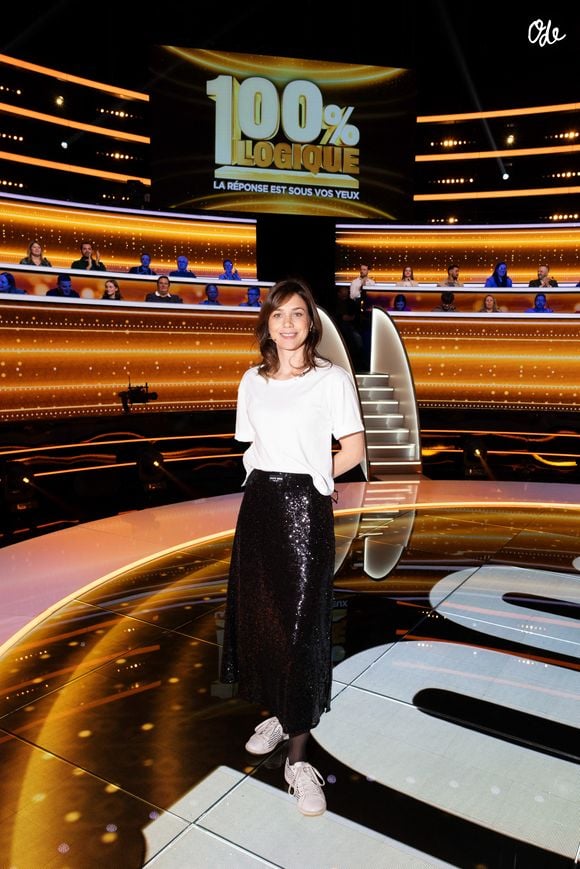 Nathalie Péchalat en backstage de l'enregistrement de l'émission "100% Logique", présentée par C.Féraud et diffusée le 24 janvier sur France 2, à Saint Denis, France, le 28 novembre 2025. © Jeremy Melloul/Bestimage