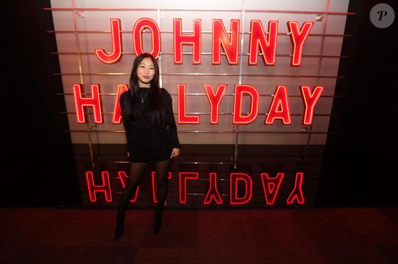 Jade Hallyday - Vernissage de l'exposition "Johnny Hallyday, l'exposition" au Palais des Expositions à Paris. © Dominique Jacovides / Bestimage
