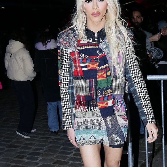 Lourdes Leon a également défilé pour la créatrice en 2022.

Bilal Hassani - Arrivées au défilé Marine Serre "Collection Homme Prêt-à-Porter Automne-Hiver 2023/2024" lors de la fashion week de Paris (PFW), le 21 janvier 2023.