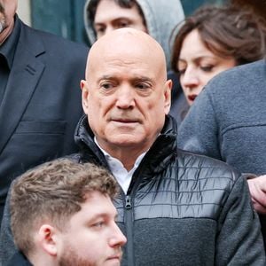 Louis Bodin - Sortie des obsèques de Catherine Laborde en l’église Saint-Roch à Paris, le 6 février 2025. Décédée le 28 janvier 2025 à l'âge de 73 ans, l'ancienne présentatrice météo de TF1 (1988 - 2017) était atteinte de la maladie neurodégénérative à corps de Lewy. 
© Jacovides - Moreau / Bestimage