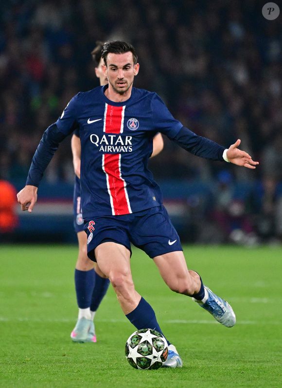 Fabian Ruiz - Match de quart de finale aller de Ligue Des Champions 2024-2025 (LDC) "PSG - Aston-Villa (3-1)" au Parc des Princes, le 9 avril 2025. Christian Liewig / Bestimage
