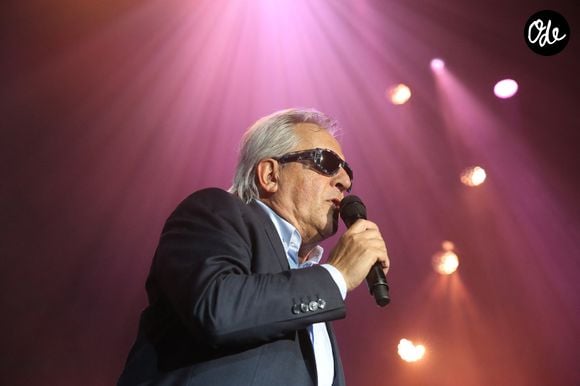 Gilbert Montagne lors de la soirée célébrant les 100 ans du papier toilette Lotus Moltonel à l'Olympia à Paris, en France, le 20 septembre 2018. Photo de Jérôme Domine/ABACAPRESS.COM