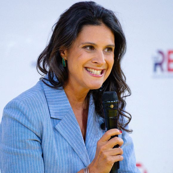 Apolline de Malherbe est l'une des figures emblématiques de BFMTV.

Apolline de Malherbe lors de la Rencontre des entrepreneurs français à Roland Garros à Paris, France. © Federico Pestellini / PsnewZ / Bestimage -