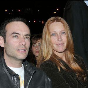 Anthony Delon et Sophie Clerico, mère de ses deux filles Liv et Loup, lors de la générale de Nicolas Canteloup à l'Olympia © Rindoff Guirec Bestimage