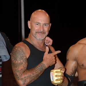 Vincent Lagaf' - Soiree "FIGHT NIGHT" a Saint-Tropez, le 4 aout 2013.