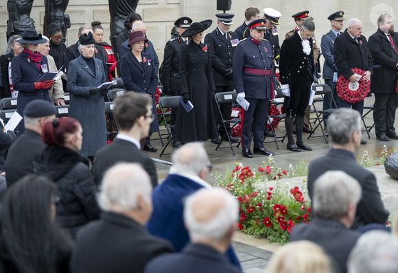 Kate Middleton, princesse de Galles, lors de la cérémonie du souvenir organisée par la Royal British Legion au National Memorial Arboretum dans le Staffordshire le 11 novembre 2025. Photo par GOFF  / BESTIMAGE
