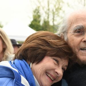Macha Méril et Michel Legrand à l'inauguration de " La Seine Musicale " sur l'Ile Seguin à Boulogne-Billancourt, le 22 avril 2017.
Photo : Lionel Urman / Bestimage