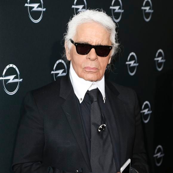 Karl Lagerfeld au vernissage "Corsa Karl et Choupette" à Berlin en Allemagne, le 3 février 2015.

Photo : API / Bestimage