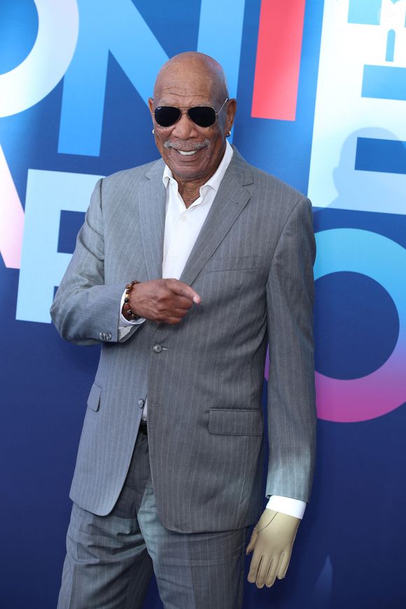 Morgan Freeman au photocall de la série "The Gray House" lors de la 63ème édition du Festival de télévision de Monte-Carlo, Monaco, le 15 juin 2024. 

© Denis Guigneboug/Bestimage